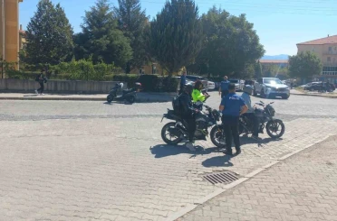 Gediz’de motosiklet denetimleri devam ediyor 