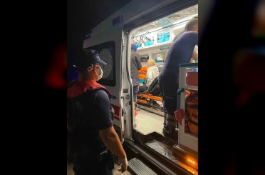 Gemide rahatsızlanan vatandaşa tıbbi tahliye 