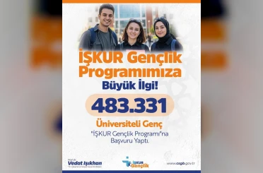 Gençlerden İŞKUR Gençlik Programı’na yoğun ilgi 