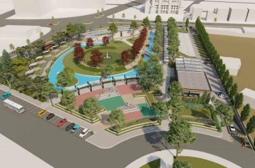 Gençleri buluşturacak parkta çalışmalar sürüyor 