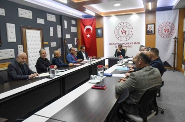 Gençlik ve Spor İl Müdürlüğü’nde yılın ilk değerlendirme toplantısı gerçekleşti 