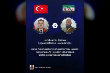 Genelkurmay Başkanı Bayraktaroğlu, Suriyeli mevkidaşı El-Nas ile görüştü 