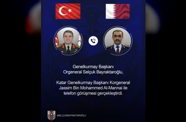 Genelkurmay Başkanı Orgeneral Bayraktaroğlu, Katarlı mevkidaşı Al-Mannai ile görüştü 