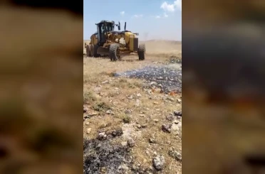 Gercüş’te korkutan yangın: Köyün geçim kaynağı ekili alanlar son anda kurtarıldı 