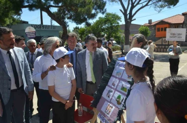 Geri dönüşümle yenilenen okulda çevre seferberliği 