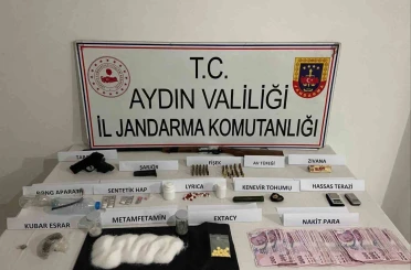 Germencik’te uyuşturucu operasyonu 