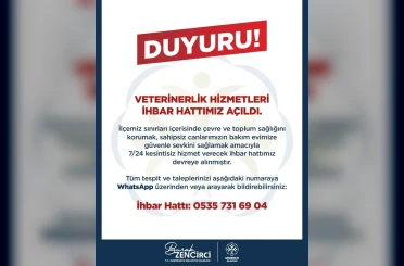 Germencik’te Veterinerlik Hizmetleri İhbar Hattı hizmete açıldı 