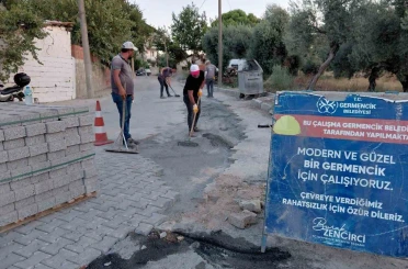 Germencik’te yol bakım ve onarım çalışmaları sürüyor 