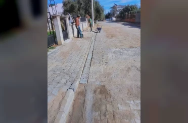 Germencik’te yol yenileme çalışmaları sürüyor 