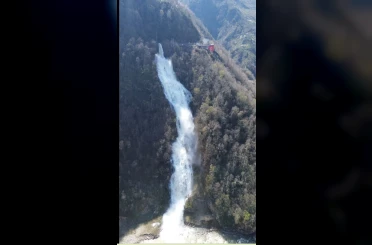 Giresun’da HES tahliyesiyle oluşan yapay şelale görsel şölen sunuyor 