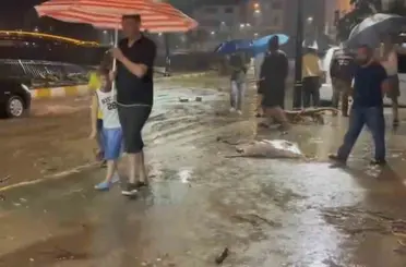 Giresun’da şiddetli yağışlar sonrası derelerin su seviyesi yükseldi

