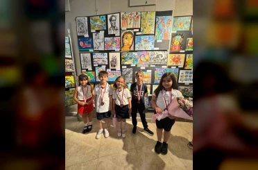 GKV Özel İlkokulu’ndan uluslararası sanat zaferi 