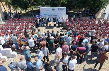 Gökçedere’de 250 işletmeye makine ve ekipman dağıtıldı 