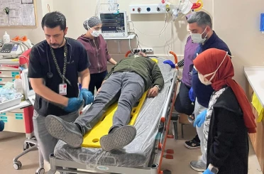 Gölbaşı Devlet Hastanesi’nde turkuaz kod tatbikatı yapıldı 