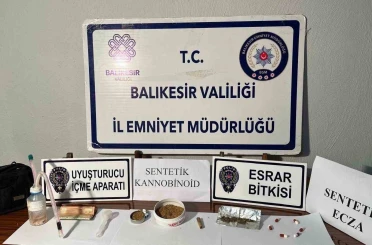Gönen’de uyuşturucu operasyonu: 3 şüpheli gözaltına alındı 