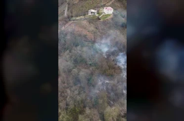 Görele’de örtü yangını korkuttu 