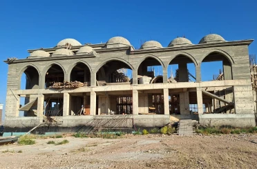 Göztepe Camii camii inşaatı devam ediyor