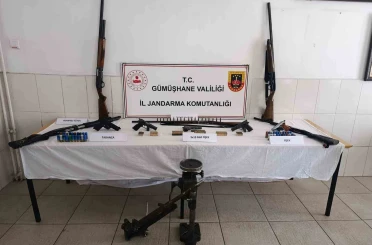 Gümüşhane’de jandarmadan silah operasyonu 