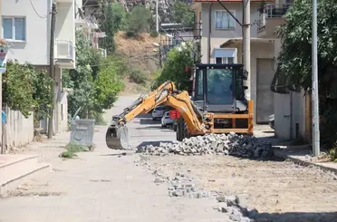 Gündoğan Mahallesi’nde yol çalışması başladı
