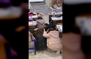 Güzelyurt’ta ilkokul öğrencilerine yangın ve deprem tatbikatı 