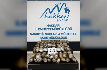 Hakkari’de 58 kilo 900 gram uyuşturucu ele geçirildi 