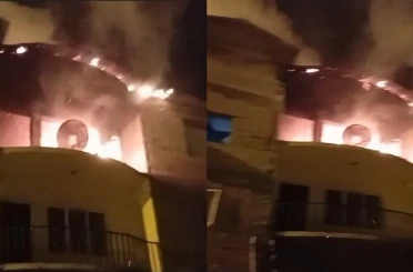 Hakkari’de korkutan ev yangını 