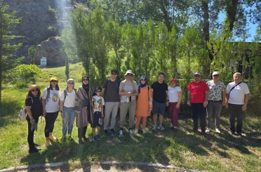 Harmankaya Kanyonu’nda doğa ve sanat buluşması 