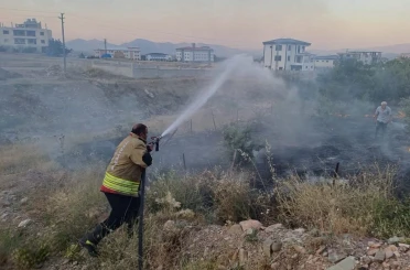 Hassa’da bahçe yangını 