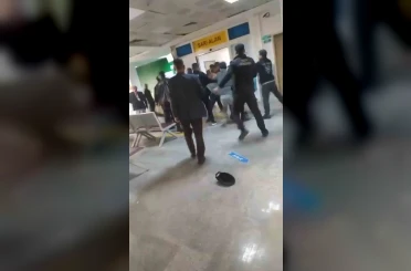 Hastane acilinde kavga kamerada 
