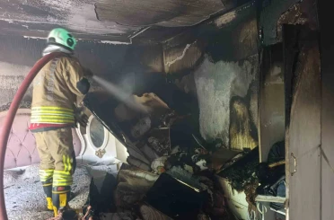 Hatay’da evde çıkan yangın büyümeden söndürüldü 