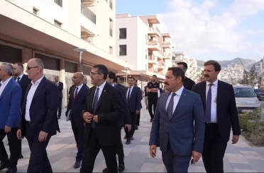 Hatay’daki yeniden inşa çalışmaları havadan ve karadan incelendi 