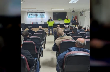 Hayrabolu’da okul servisi şoförleri ve rehber personeller bilgilendirildi 