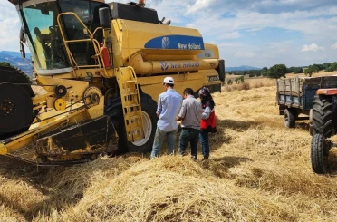 Hisarcık’ta biçerdöver kontrolleri sürüyor 