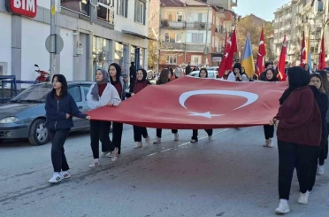 Hisarcık’ta ’Cumhuriyet Yürüyüşü’ 