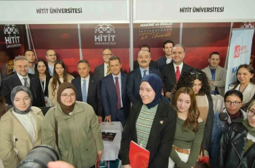 Hitit Üniversitesi standına OKAF’ta yoğun ilgi 