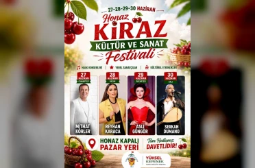 Honaz Kiraz Festivali başlıyor 
