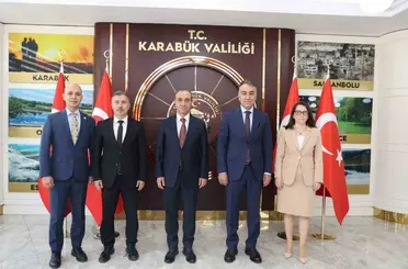 HSK üyesi Sait Özdemir, Vali Çağatay ile görüştü
