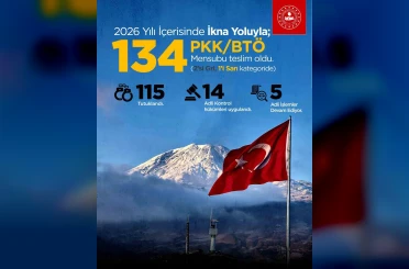 İçişleri Bakanlığı: "Yılbaşından bu yana ikna yoluyla 134 terör örgütü mensubu teslim oldu" 