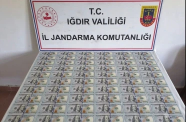 Iğdır’da 10 bin dolar değerinde sahte banknot ele geçirildi 
