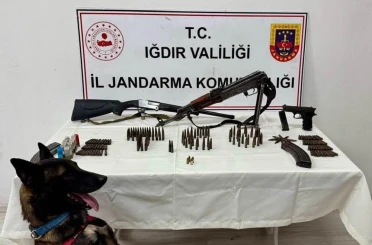 Iğdır’da Jandarmadan silah kaçakçılığı operasyonu 