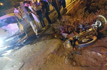 Iğdır’da otomobil ile motosiklet çarpıştı: 2’si ağır 3 yaralı 