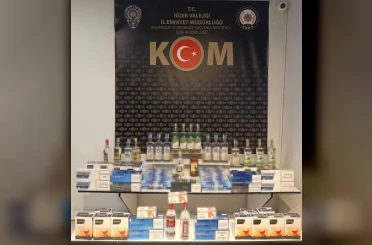 Iğdır’da yolcu otobüslerinde kaçak ürün operasyonu 