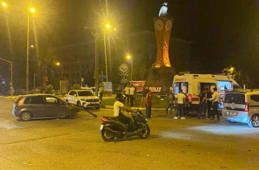 İki otomobil çarpıştı: 1 yaralı 