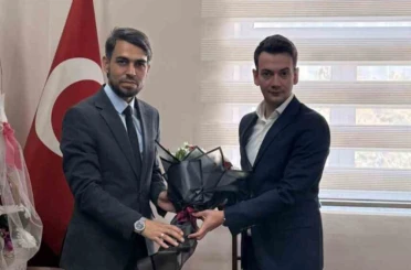 İlçe Müftüsü Aksoy, Kaymakam Aytürk’ü ziyaret etti 