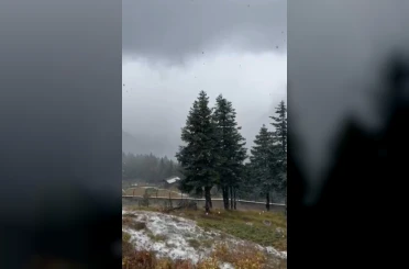 Ilgaz Dağı’nda kar yağışı etkili oluyor 