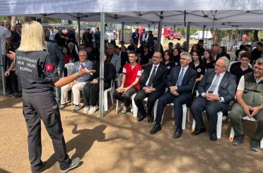 ’İlk dersim yeşil vatan’ yanan ormanda gerçekleşti 