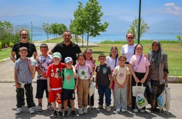İlkokul öğrenciler Sapanca Gölü’nü ilk kez gördü 