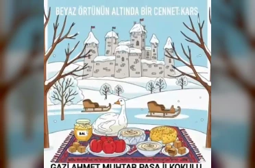 İlkokul öğrencilerinden Kars’ın doğal ve tarihi güzelliklerine tanıtım videosu 