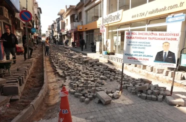 İncirliova’da Fevzi Paşa Caddesi yenileniyor 