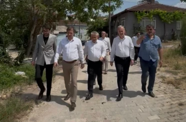 İnegöl Belediyesi kırsalda üst yapı hamlesini sürdürüyor 